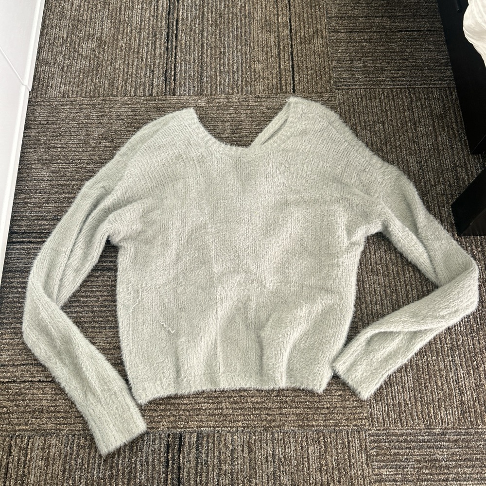 Hollister Soft Gray Sweater